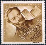 Postzegel 3 Hongarije Erkel Ferenc.