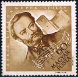 Postzegel 3 Hongarije Erkel Ferenc.