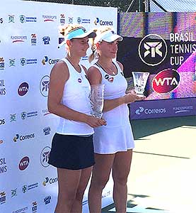 Babos Tímea verliezend finalist van Irina-Camelia Begu in Florianopolis 2016.