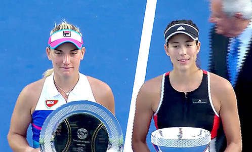 Finale in Monterrey, WTA-toernooi, enkelspel, tegen Garbiñe Muguruza.