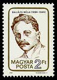 Hongaarse postzegel van Balázs