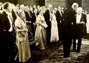 Uitreiking van de Nobelprijs Geneeskunde 1961