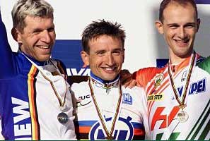 Bodrogi werd derde op het Wereldkampioenschap tijdrijden in 2000.