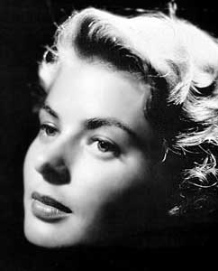 Zweeds filmicoon, Ingrid Bergman.