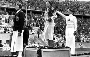 Podium O.S. Berlijn 1936.