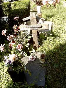 Het graf van Elek Ilona.