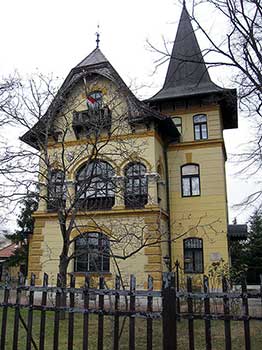 De voormalige woning (thans museum) van Erdõs Renée.