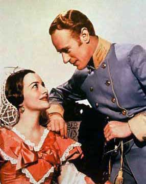 Leslie Howard als Ashley in 'Gone with the Wind'.