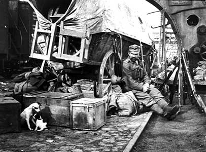 Kertész Andor: Transport, 1918.
