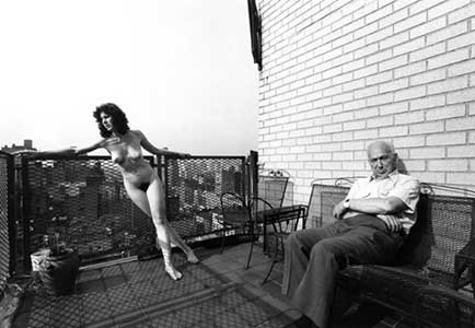 Kertész André: Fotomodel in New York 1980. 