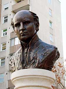 KÖLCSEY Ferenc buste.