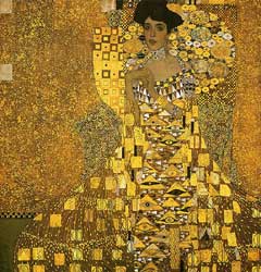Het schilderij 'Adele Bloch-Bauer I' van de Oostenrijkse schilder Gustav Klimt.