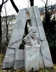 Monument in het Stadspark van Wenen.