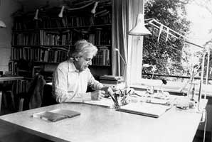 Ligeti György aan het werk.