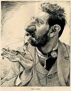 Portret van Joseph Pulitzer.