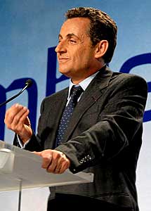Nicolas Sarkozy politieker.