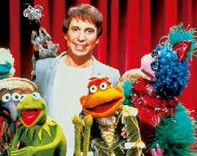 Paul Simon en de Muppets. 