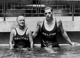 Johnny Weissmuller als zwemfenomeen.
