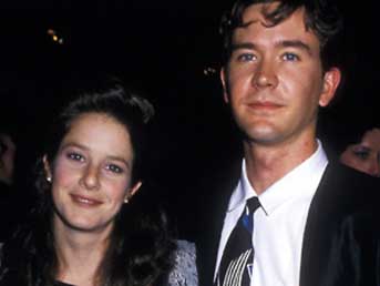 Debra Winger met haar eerste echtgenoot Timothy Hutton.