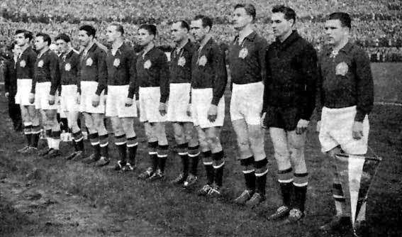 11 april 1954: Oostenrijk - Hongarije