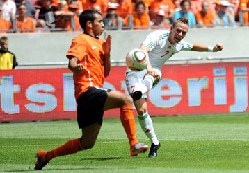 Dzsudzsák Balázs tekende de 0-1 aan.