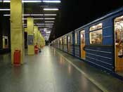 Het metrostation Puskás Ferenc Stadion.